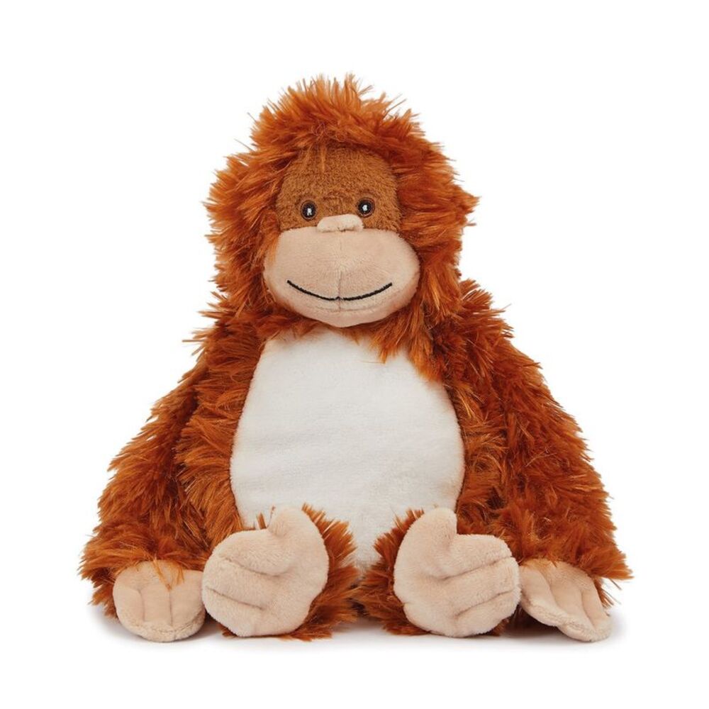 Mumbles Orangutan Plush Toy / Brown/White